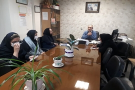 برگزاری جلسه سوپروایزرین بیمارستان ولیعصر(عج)رودبار با ریاست بیمارستان